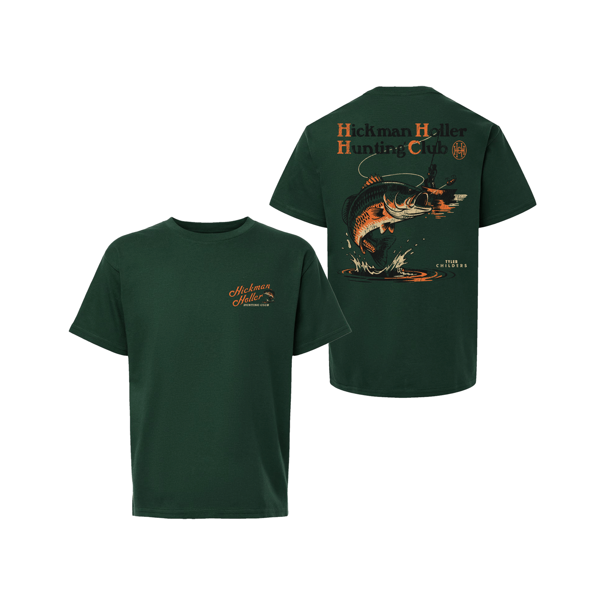 Tyler Childers - Hickman Holler Bass Fishing Youth T-Shirt