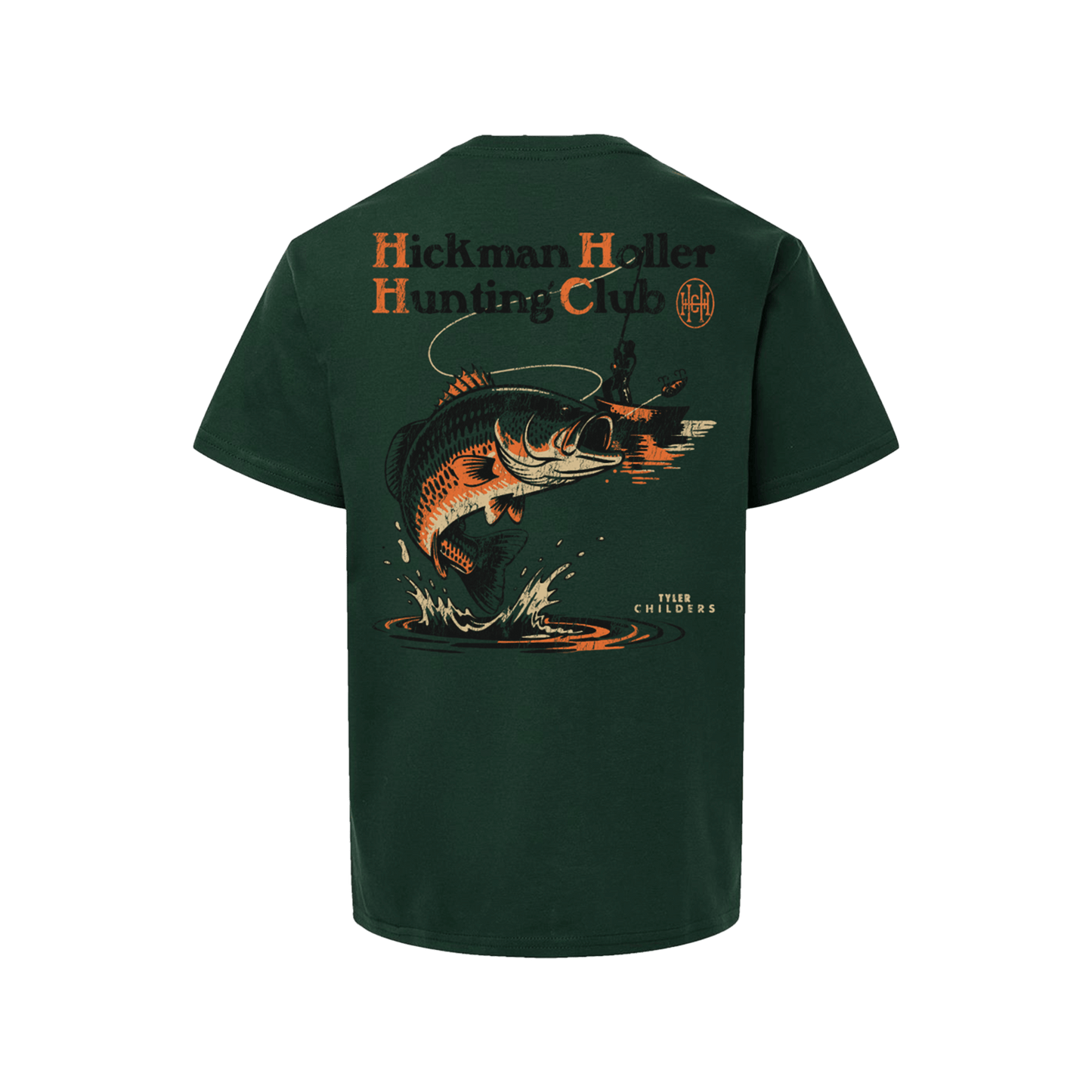 Hickman Holler Bass Fishing Youth T-Shirt