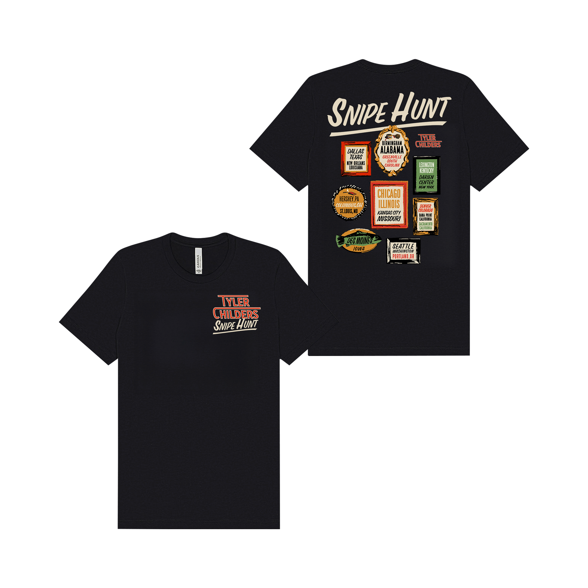 Tyler Childers - Frames 2026 Tour T-Shirt