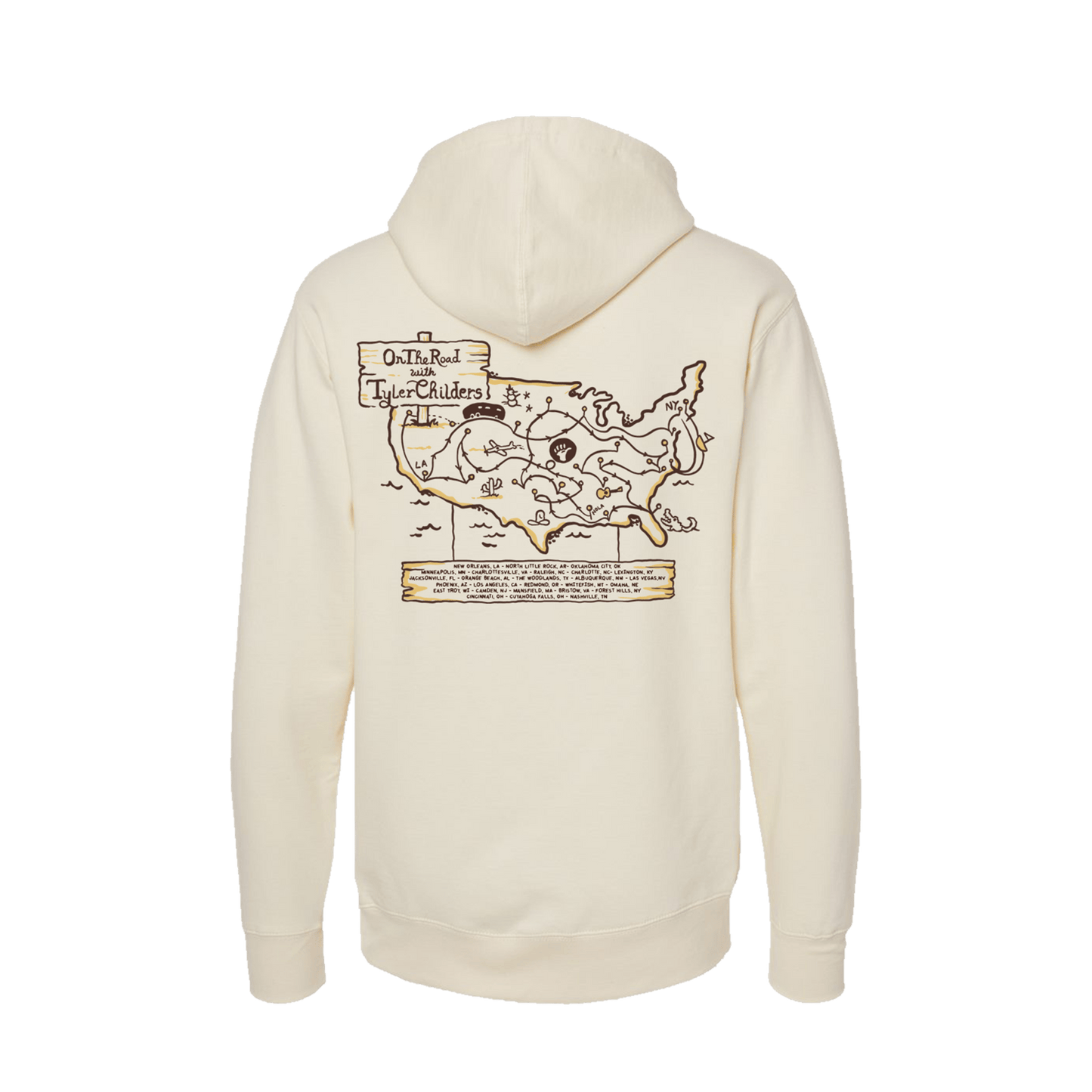 On The Road Map Hoodie