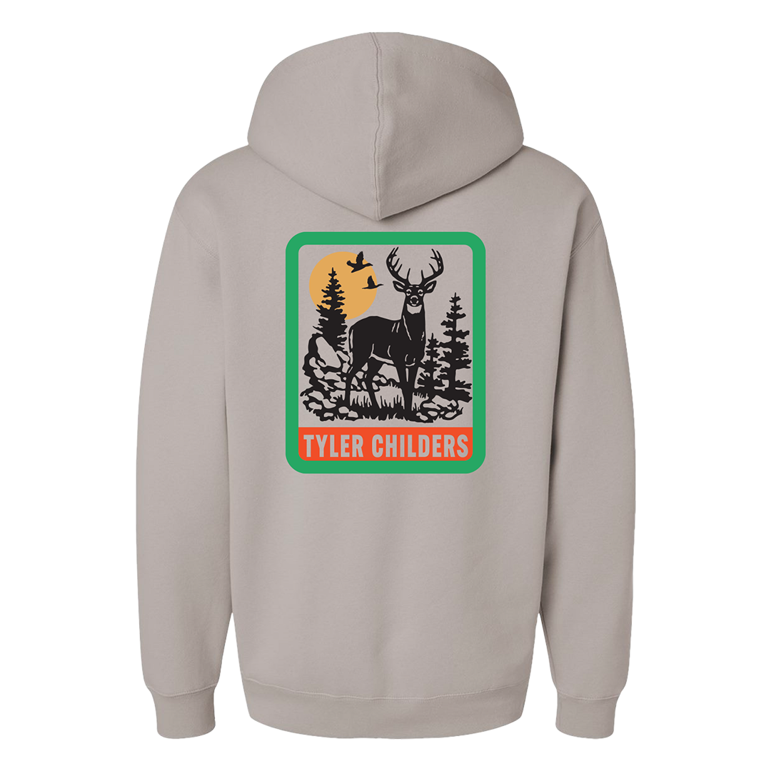 Grey Deer Hoodie
