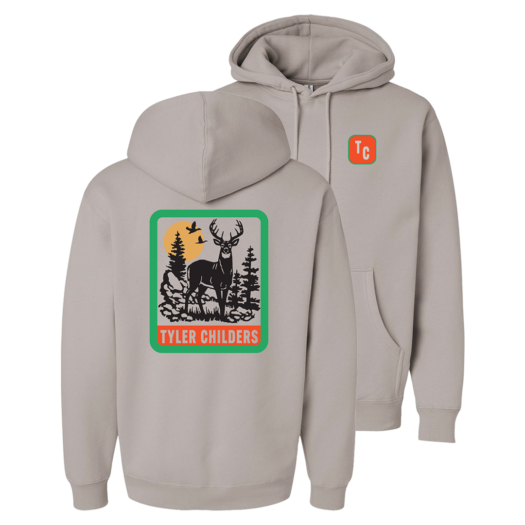 Grey Deer Hoodie