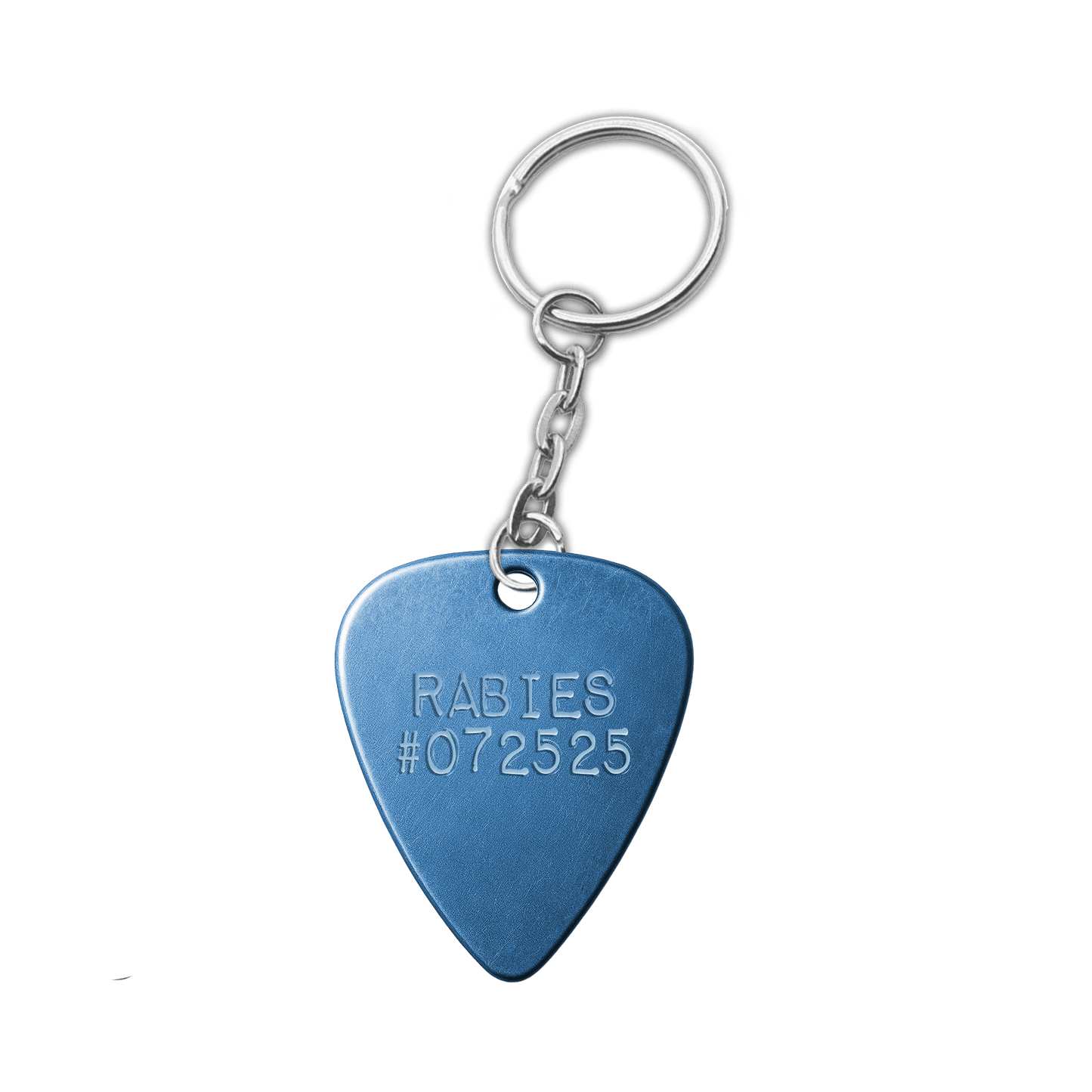 Bitin' List Rabies Tag Keychain
