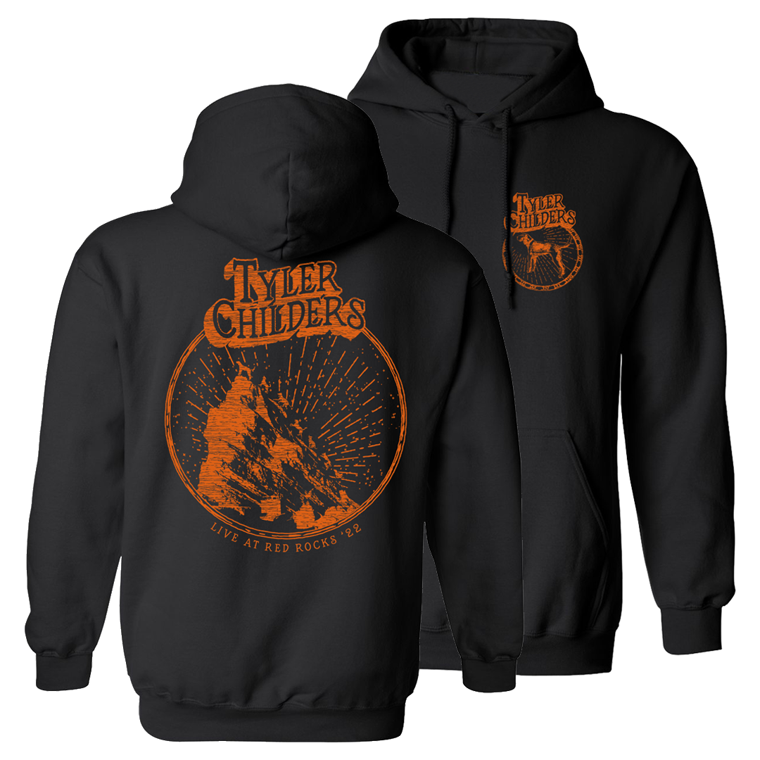 Black Red Rocks Hoodie
