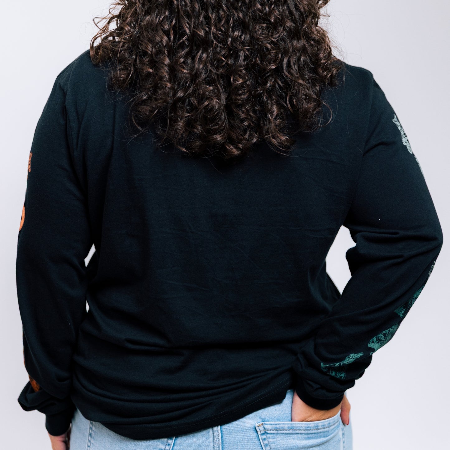 Hickman Holler Symbols Black Long Sleeve T-Shirt