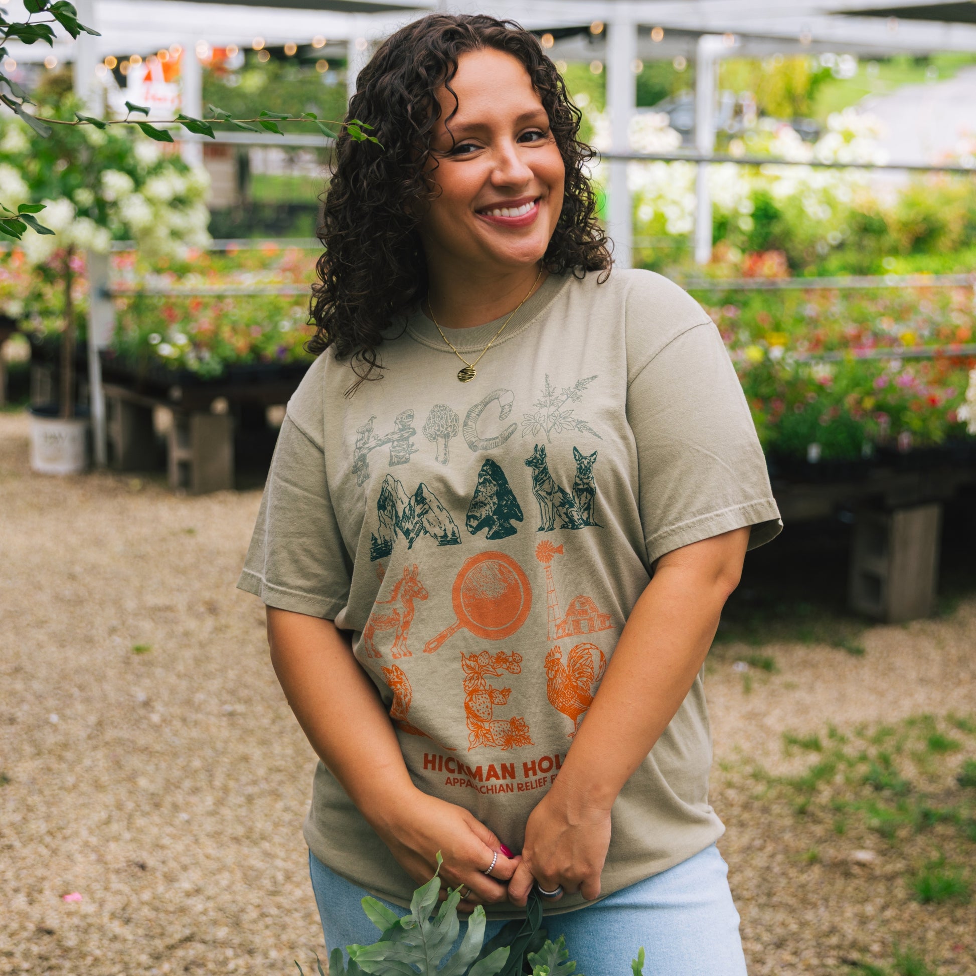 Hickman Holler Symbols Khaki T-Shirt