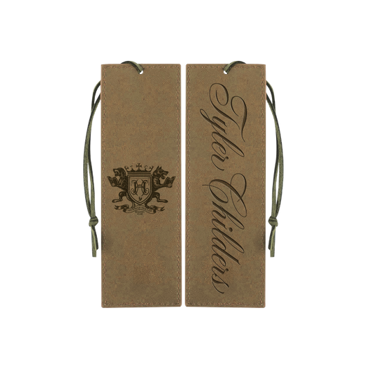 Hickman Holler Reading Club Leather Bookmark