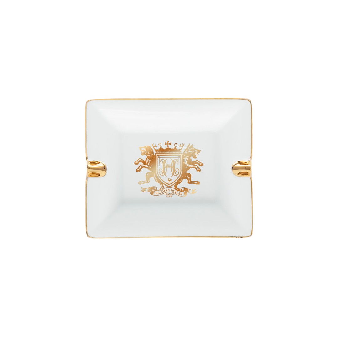 Hickman Holler Hunting Club Gold Crest Tray