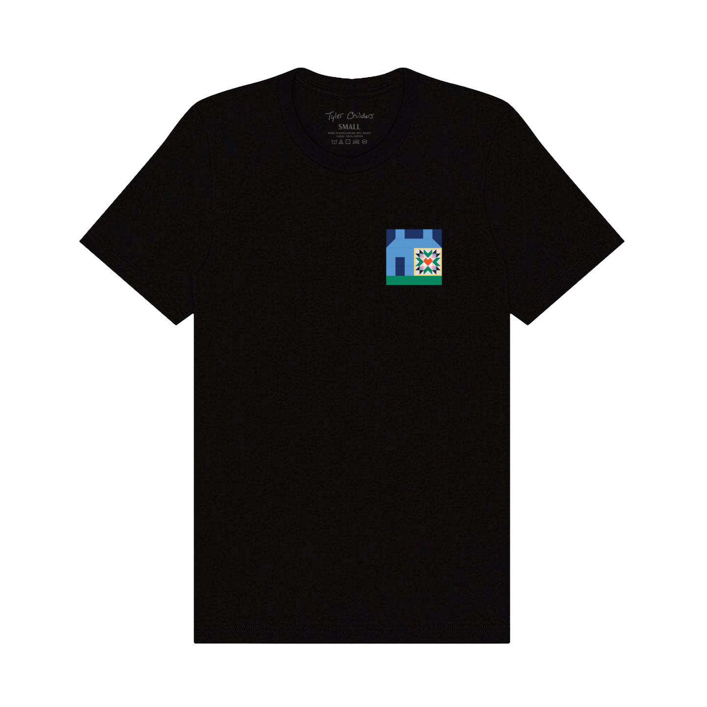 HHARF Quilt Black T-Shirt
