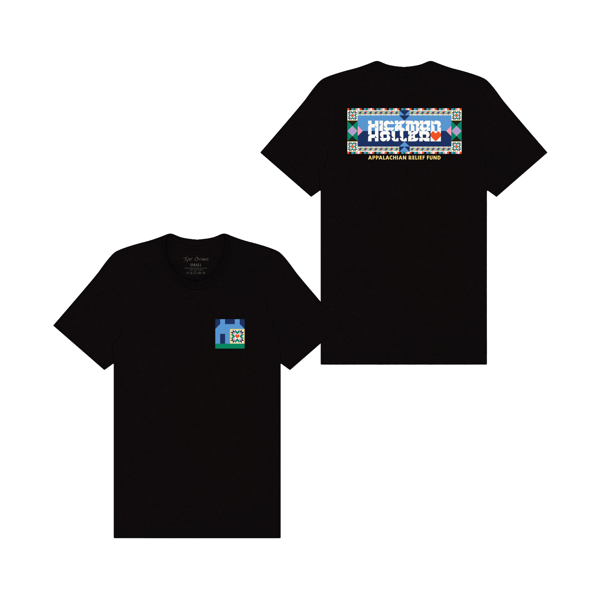 HHARF Quilt Black T-Shirt