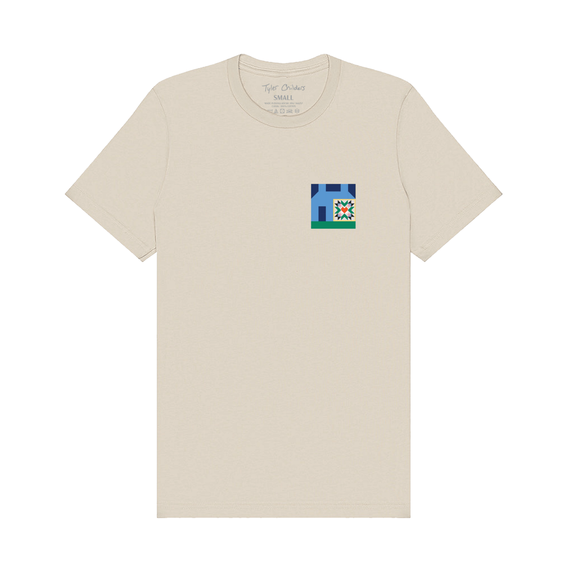 HHARF Quilt Off-White T-Shirt