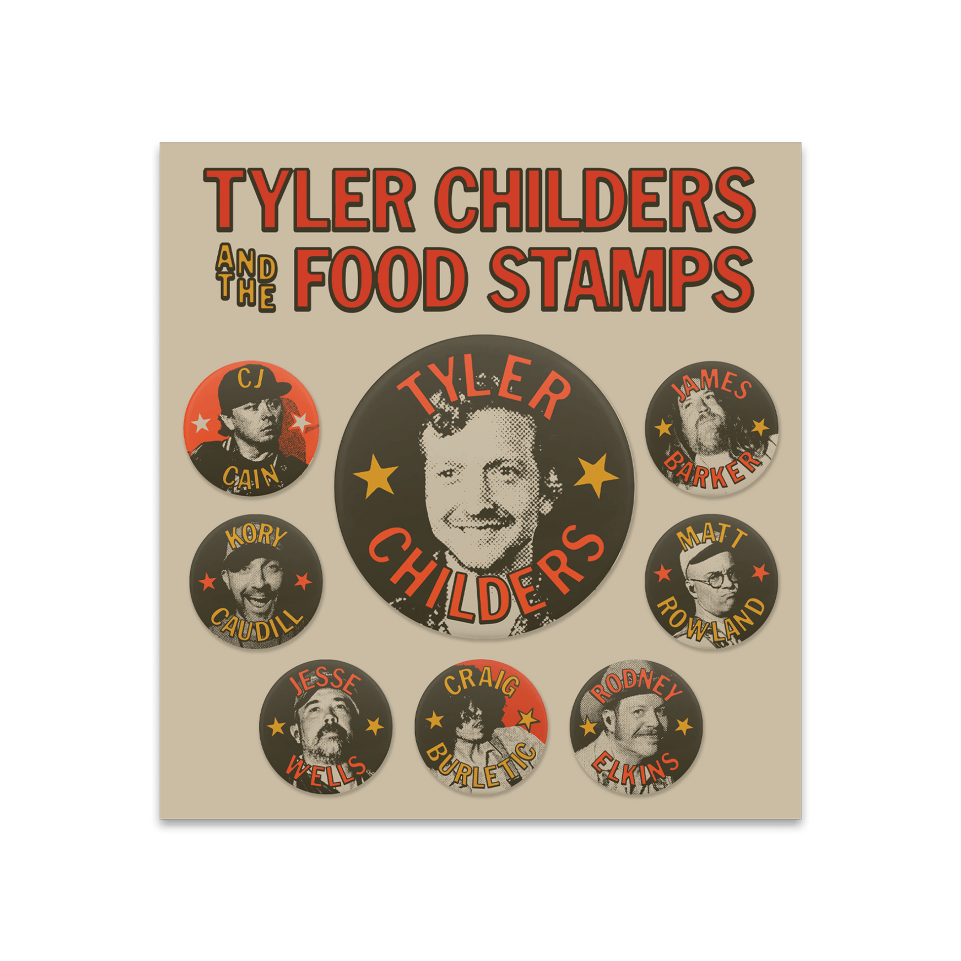 TC Food Stamps Button Set