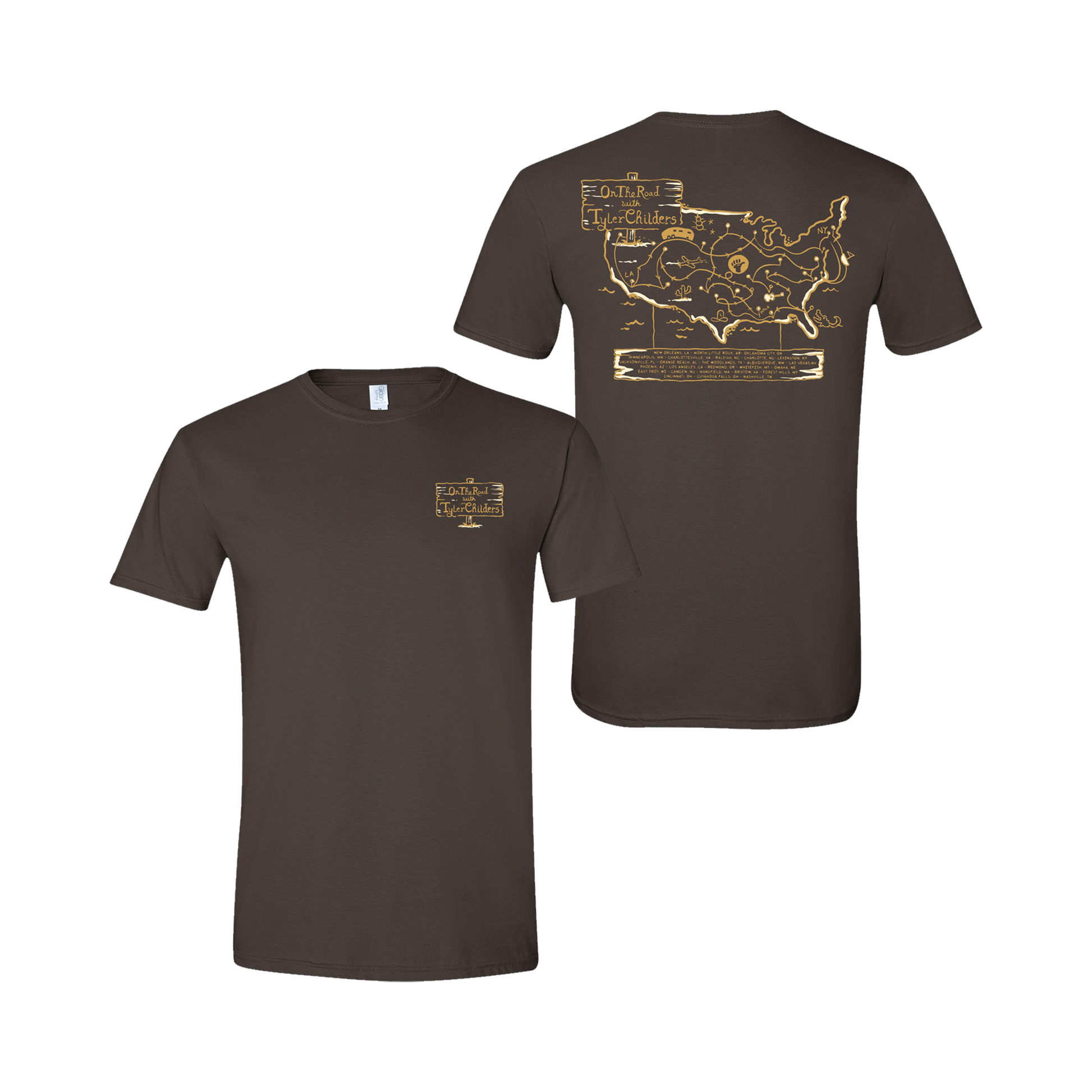 On The Road Map T-Shirt