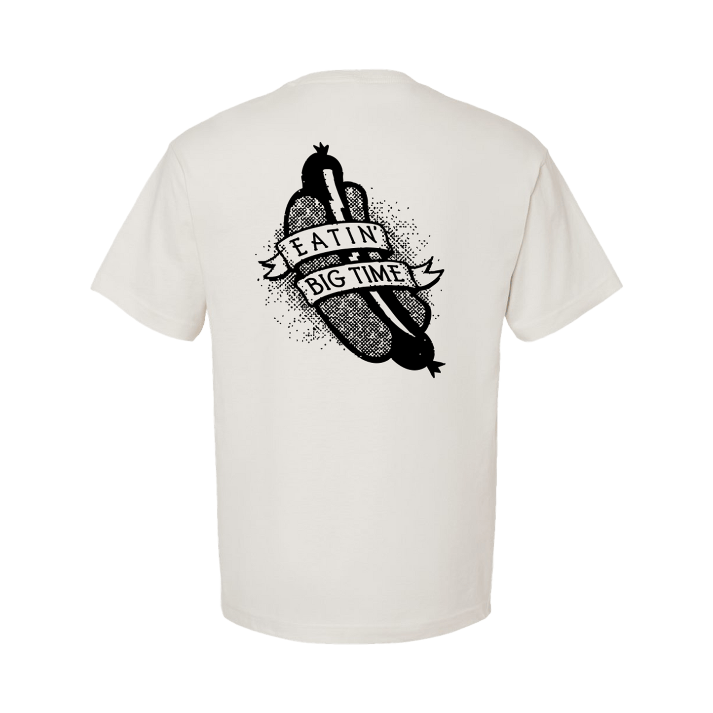 Eatin' Big Time Vintage White T-Shirt