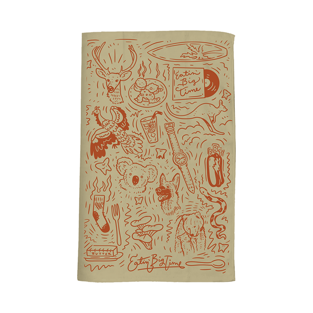 Tyler Childers - Eatin' Big Time Tea Towel Set Tyler Childers - Eatin' Big Time Tea Towel Set