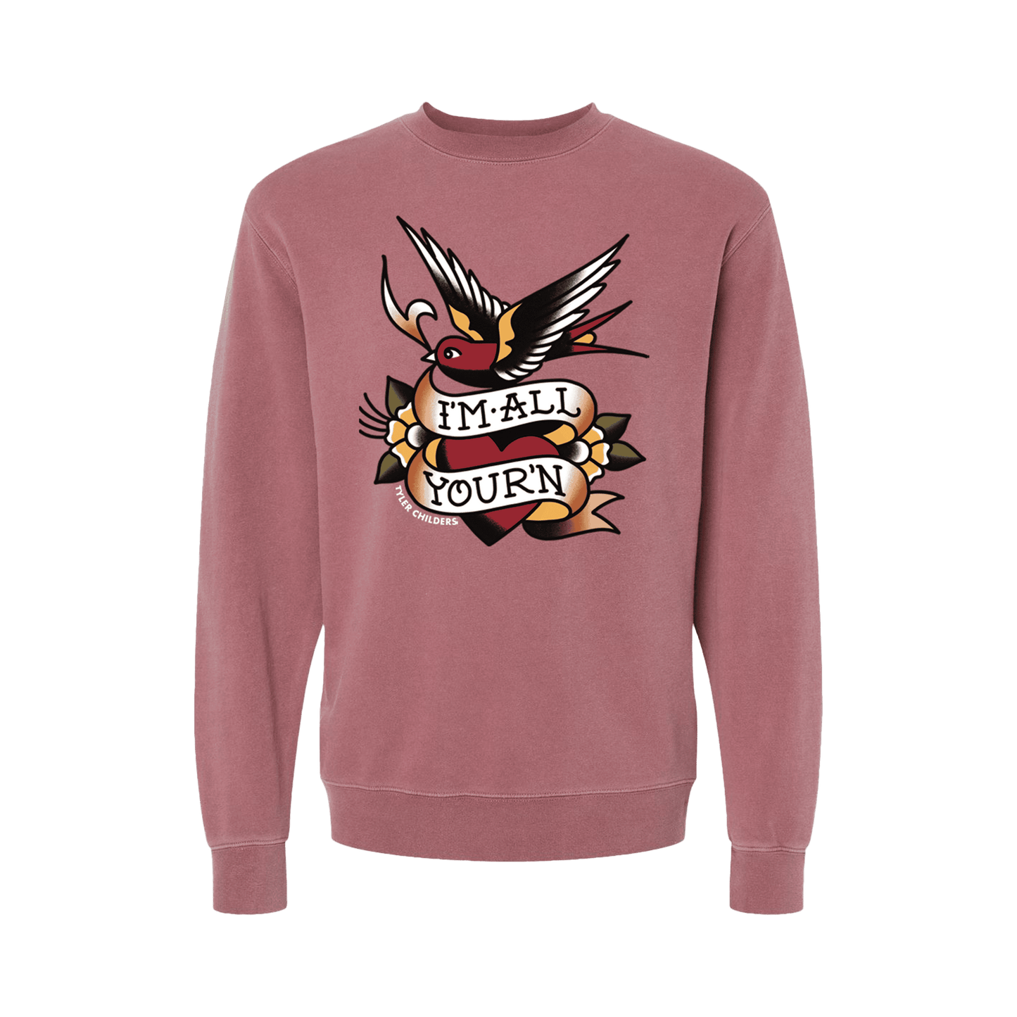 I'm All Your'n Maroon Crewneck Fleece