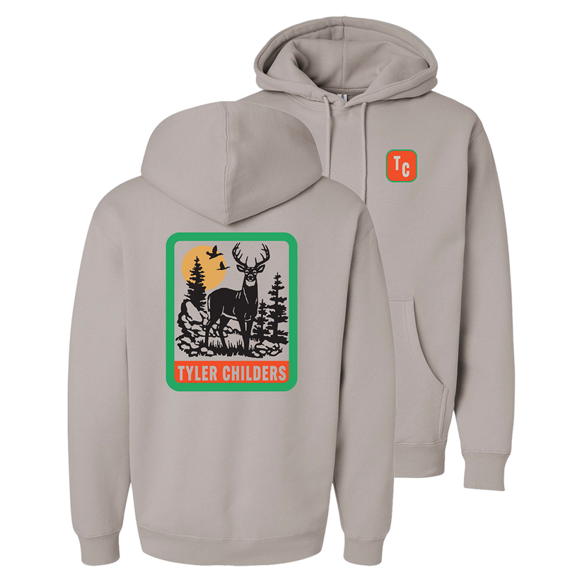 Grey Deer Hoodie