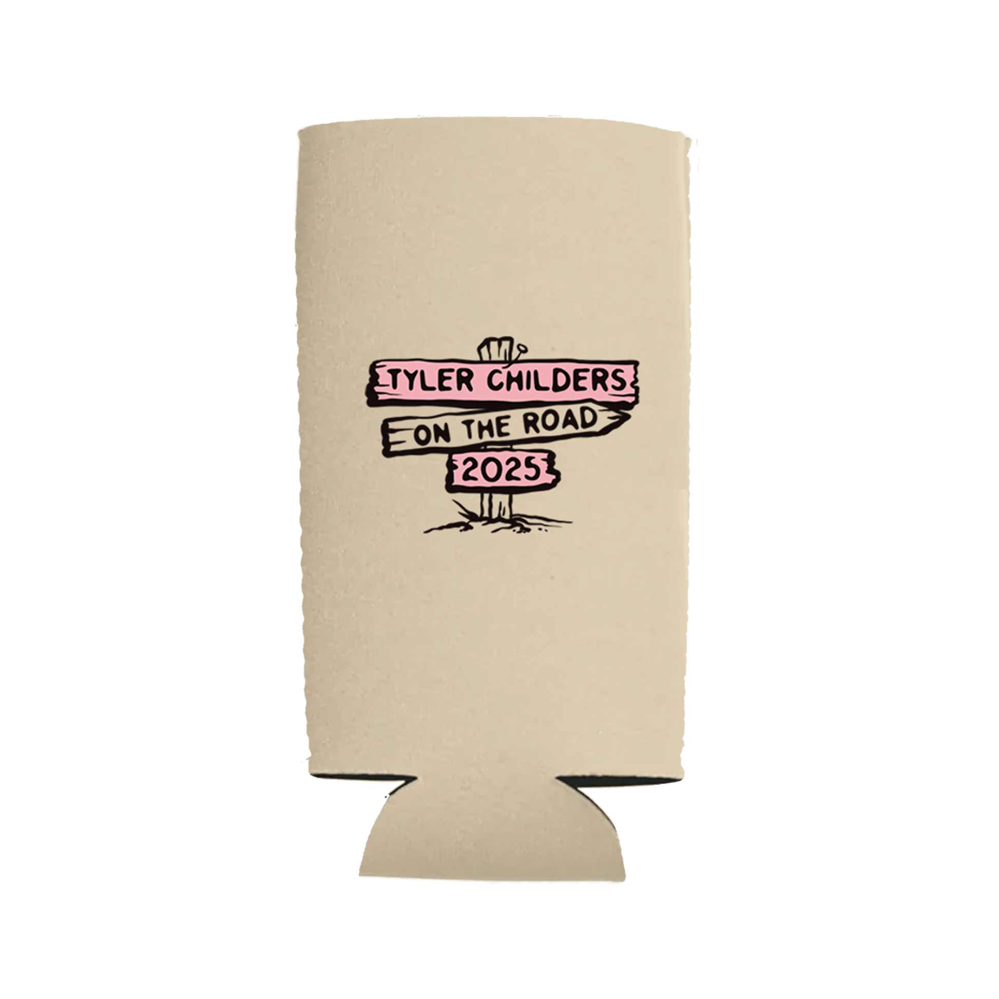 On The Road Signpost Tall Boy Koozie
