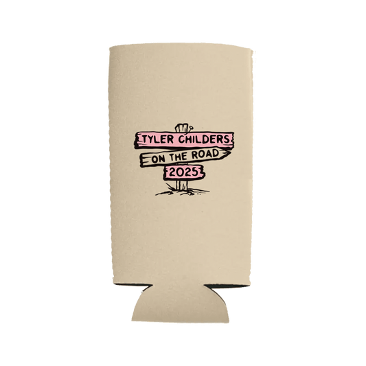 On The Road Signpost Tall Boy Koozie