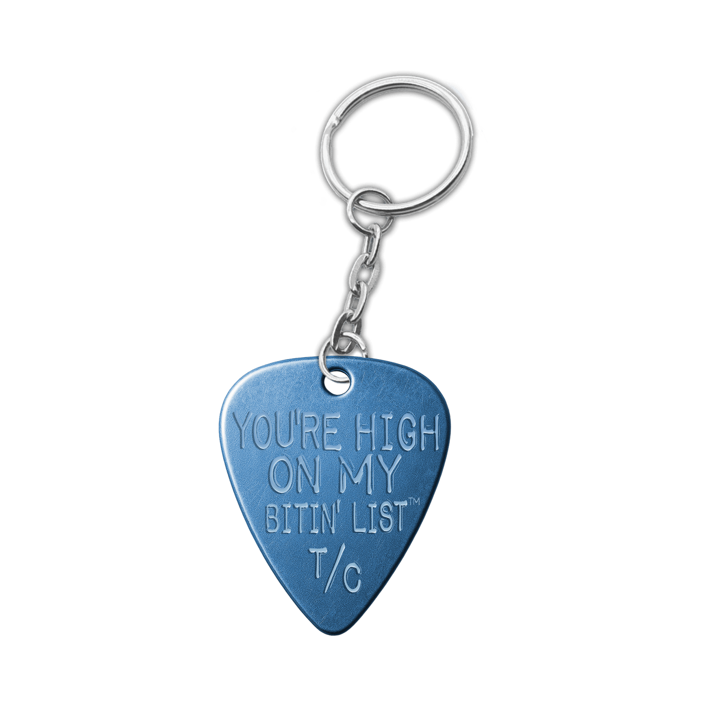 Bitin' List Rabies Tag Keychain