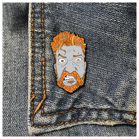 Country Squire Face Pin